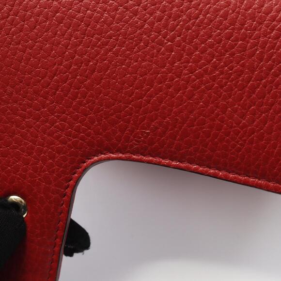 GUCCI Authentic Red Leather Shoulder Bag - Picture 6 of 9